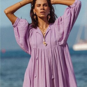 NWT 💜Daughters of India Kyra Midi Dress in Lilac💜